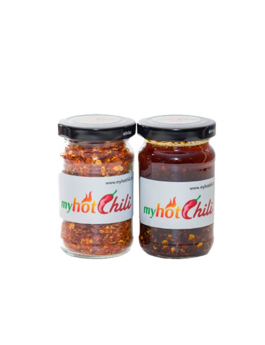 Chiliöl/Chilisauce & Chiliflocken würzig und spicy. Jetzt probieren.