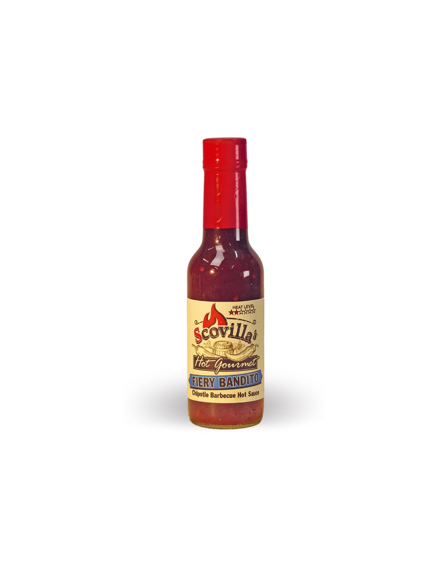 Scovillas Hot Gourmet FIERY BANDITO Chipotle Barbecue Hot Sauce, 148ml